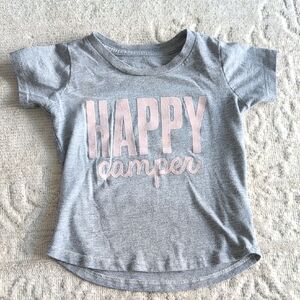 Peek Gray and Pink 'Happy Camper' Tee